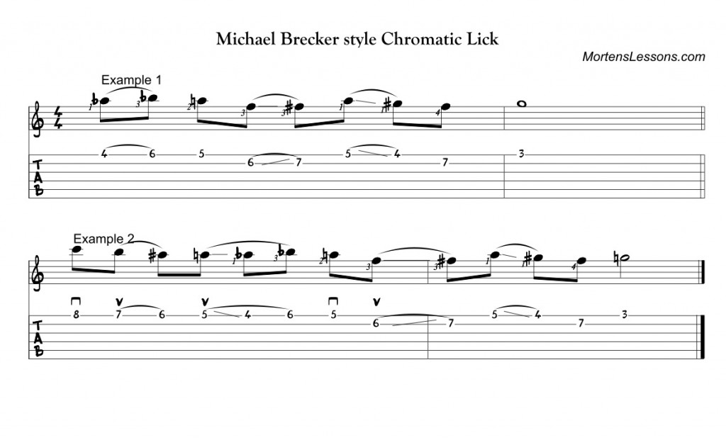 Michael Brecker Lick